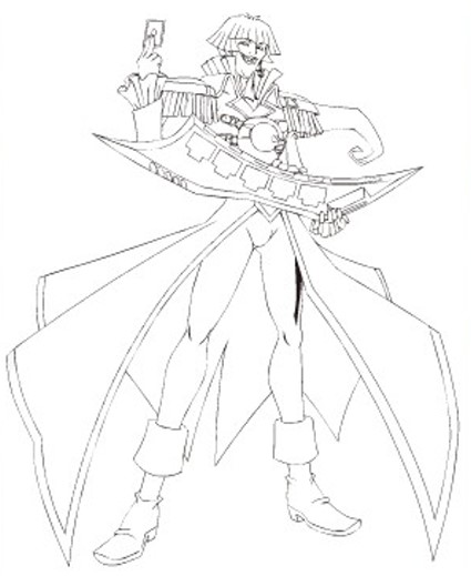 coloriage yugioh dr crowler